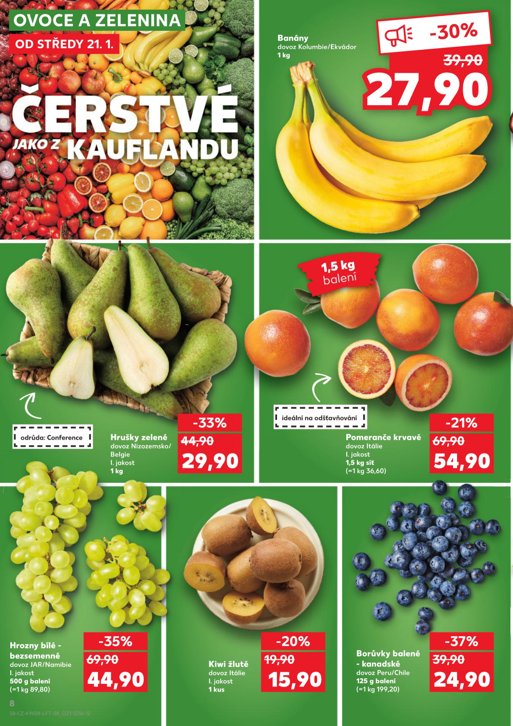 Leták Kaufland leták Brno - Bohunice - strana 8