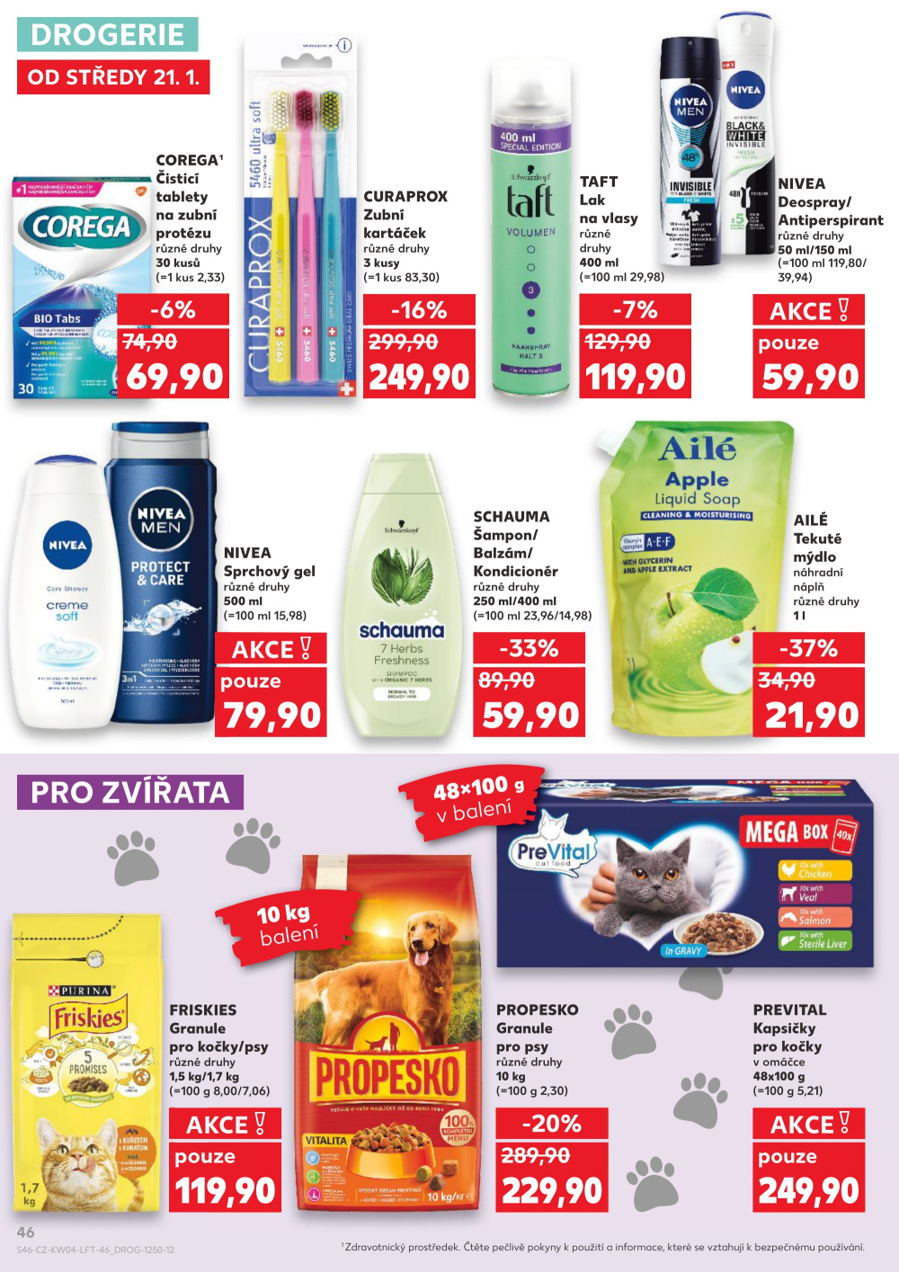 Leták Kaufland leták Opava - Předměstí - strana 46