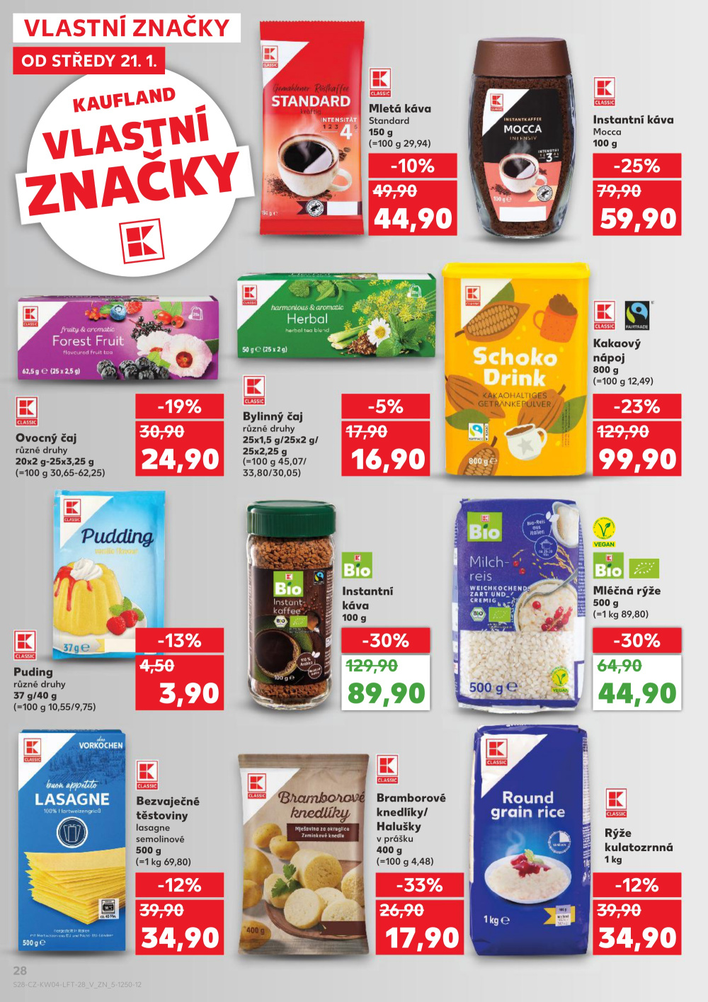 Leták Kaufland leták Kadaň - strana 28