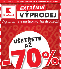 Akční leták Kaufland  - Spotřební zboží
