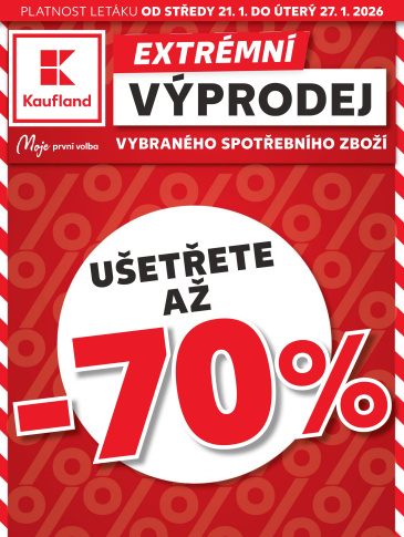 Kaufland leták - Spotřební zboží