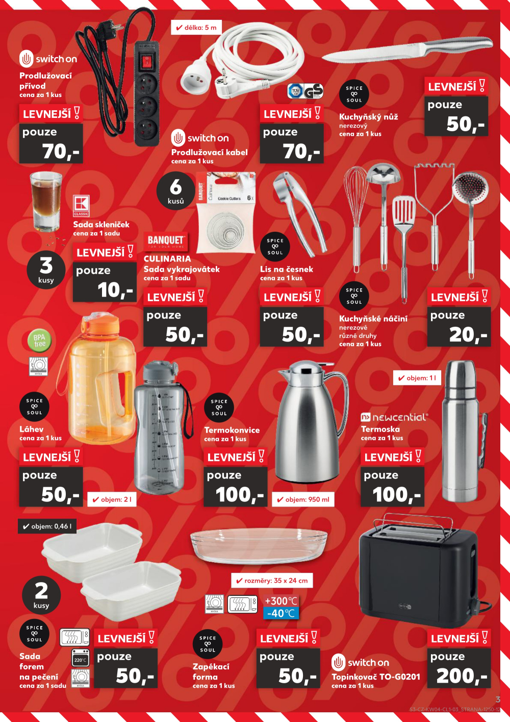 Leták Kaufland leták - Spotřební zboží - strana 3