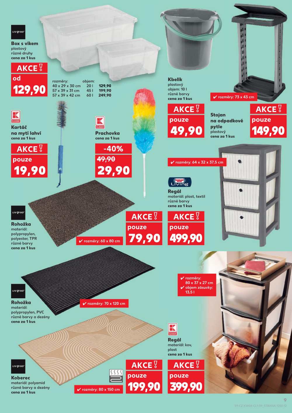 Leták Kaufland leták - Spotřební zboží - strana 9