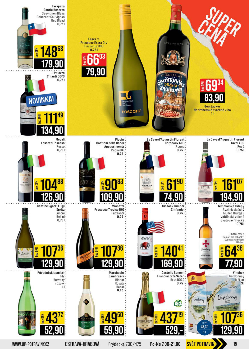 Leták JIP leták CC Cash & Carry - České Budějovice, Most, Náchod, Svoboda nad Úpou, Sušice - strana 15