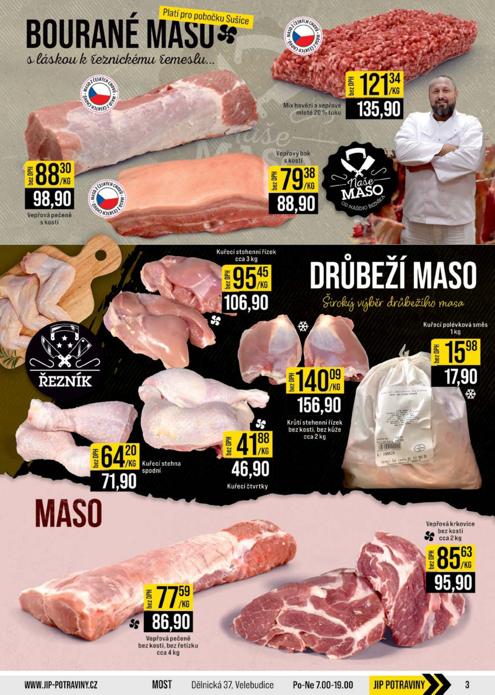 Leták JIP leták CC Cash & Carry - České Budějovice, Most, Náchod, Svoboda nad Úpou, Sušice - strana 3