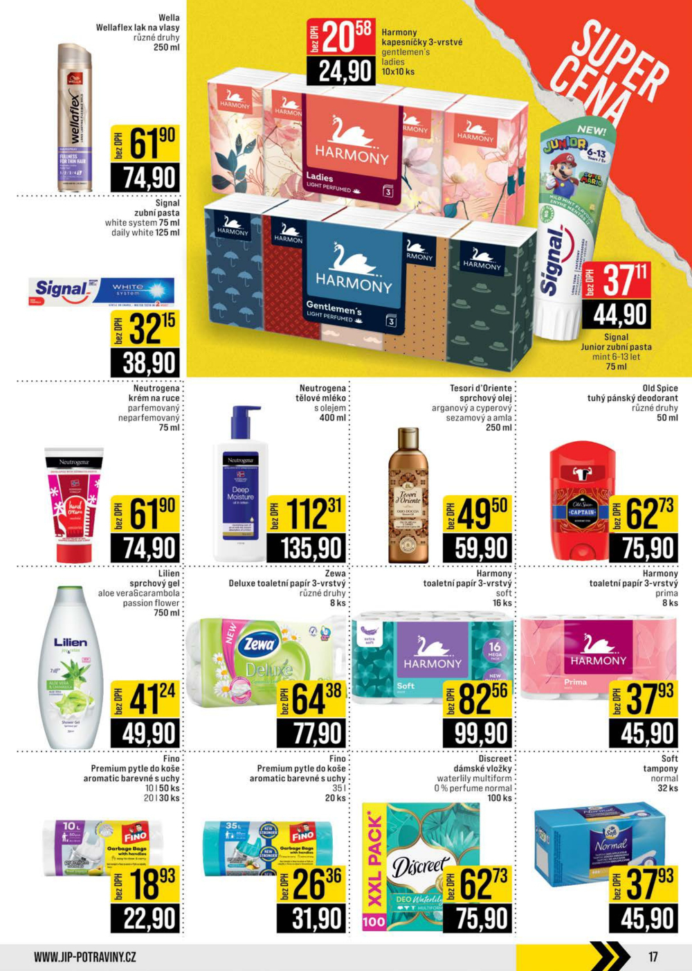 Leták JIP leták CC Cash & Carry - Brno, Ostrava, Praha, Polička, Olomouc, Karlovy Vary, Zlín, Jilemnice, Pardubice - strana 17