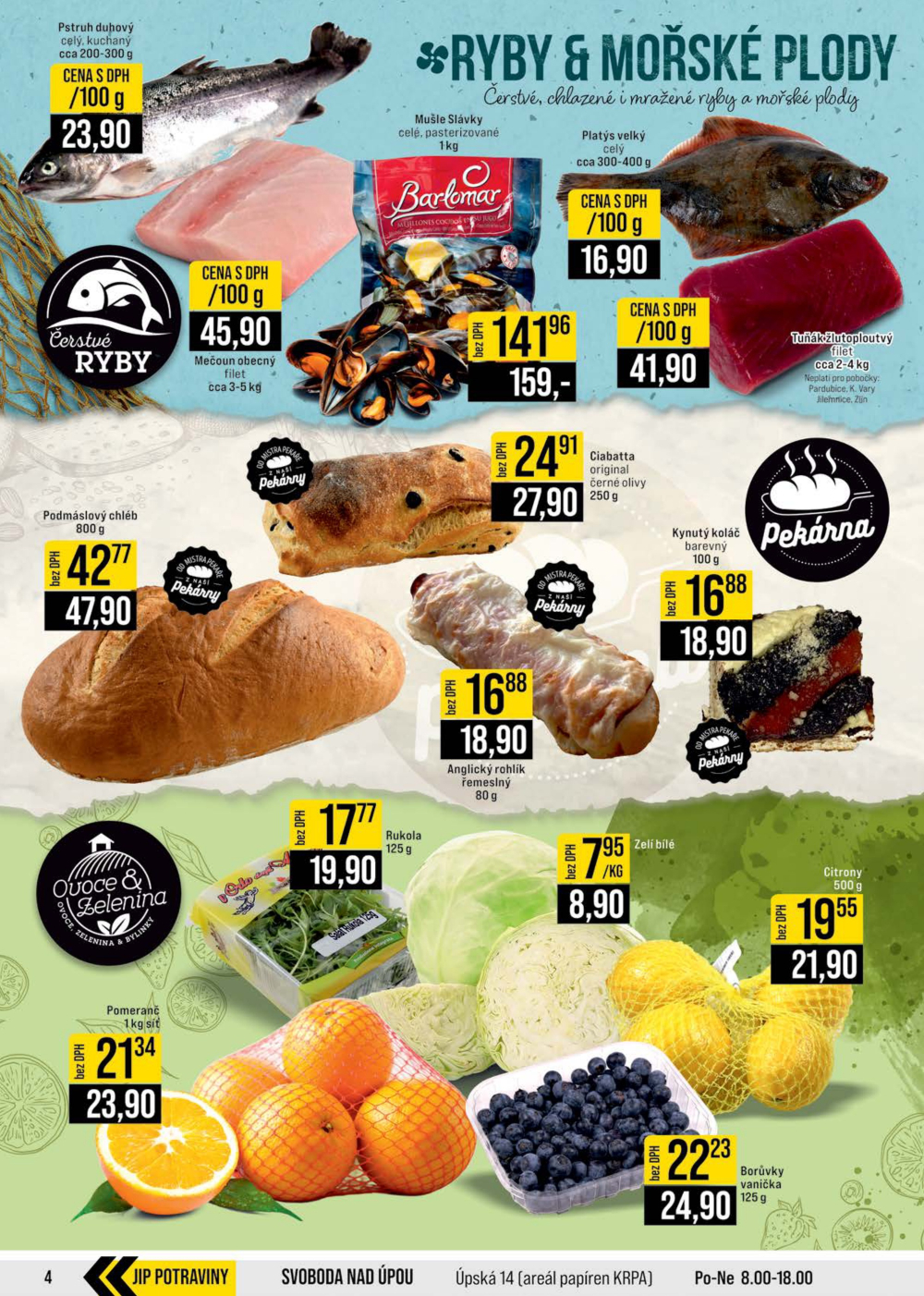 Leták JIP leták CC Cash & Carry - Brno, Ostrava, Praha, Polička, Olomouc, Karlovy Vary, Zlín, Jilemnice, Pardubice - strana 4