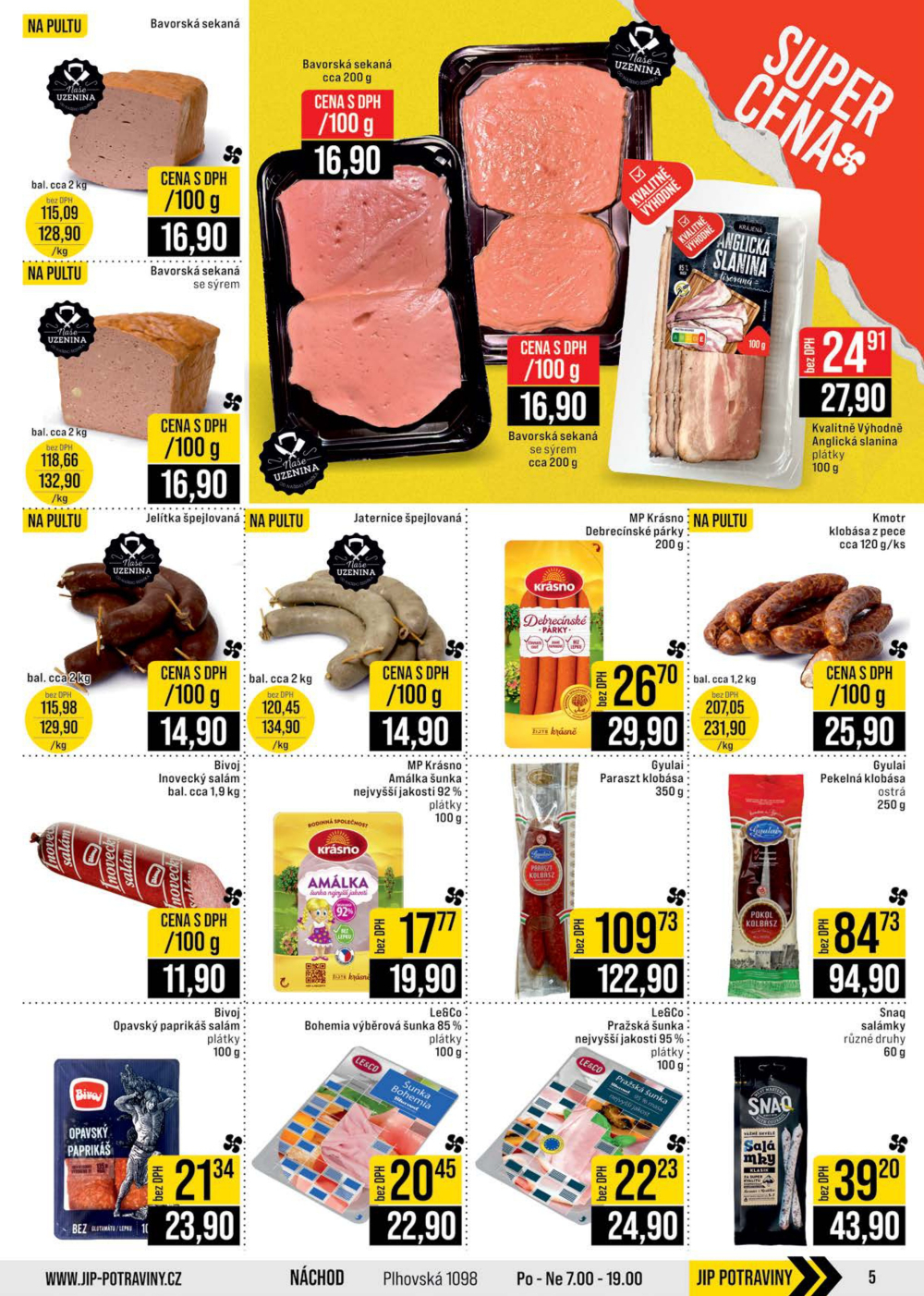 Leták JIP leták CC Cash & Carry - Brno, Ostrava, Praha, Polička, Olomouc, Karlovy Vary, Zlín, Jilemnice, Pardubice - strana 5