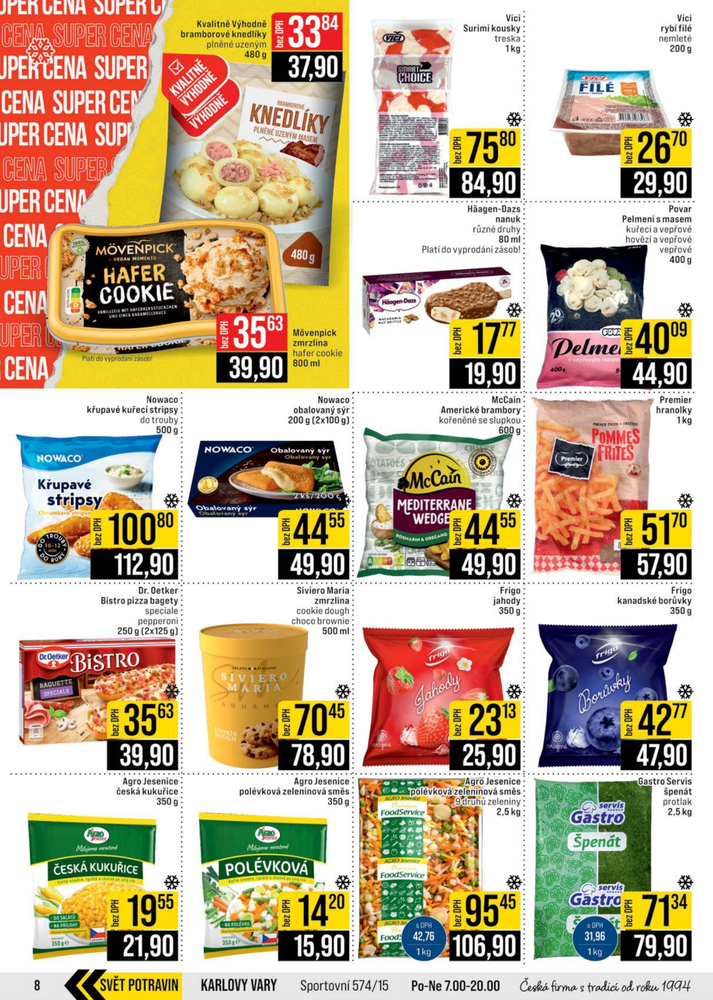 Leták JIP leták CC Cash & Carry - Brno, Ostrava, Praha, Polička, Olomouc, Karlovy Vary, Zlín, Jilemnice, Pardubice - strana 8