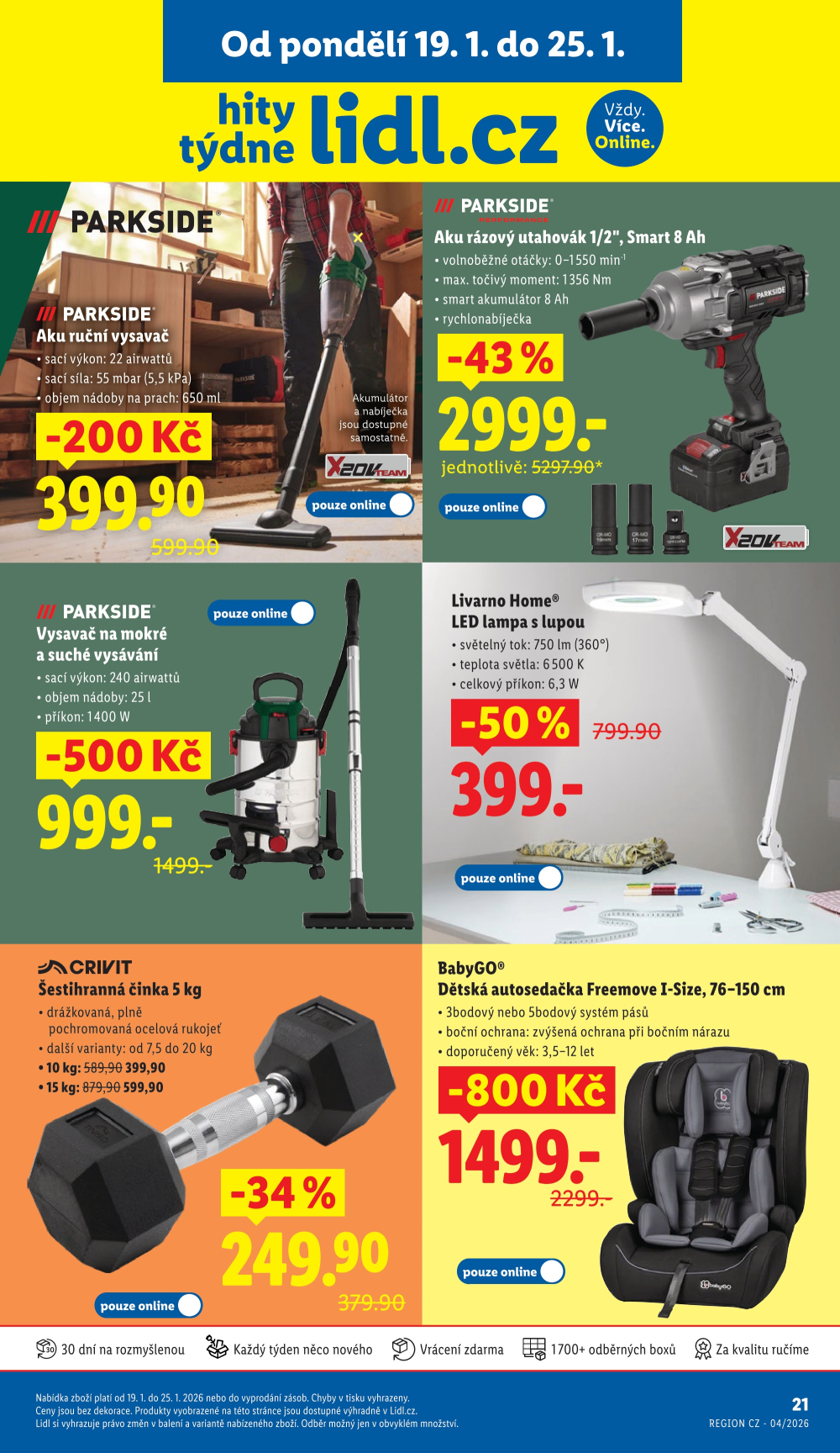 Leták Lidl - shop.cz leták - hity týdne - strana 1