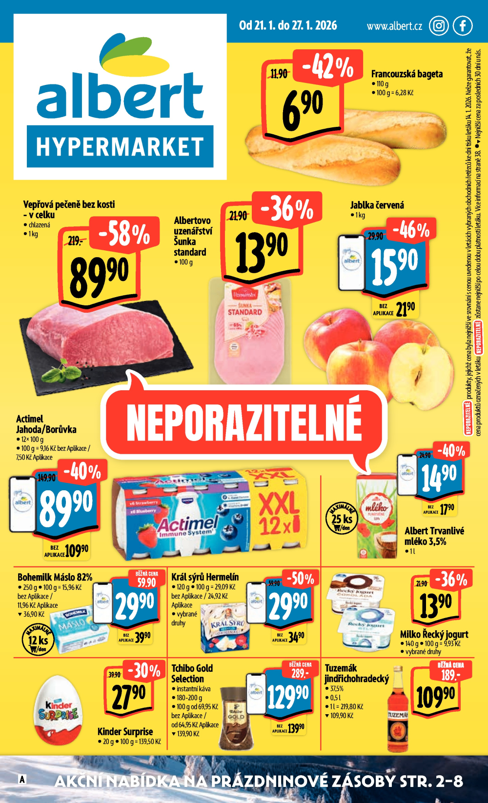 Leták Albert Hypermarket leták - strana 1