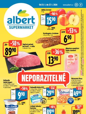 Albert Supermarket leták