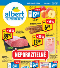 Akční leták Albert Supermarket 