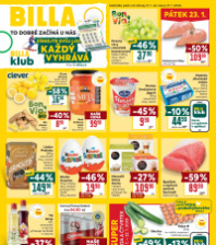 Akční leták BILLA velký 