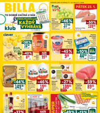 Akční leták BILLA velký 
