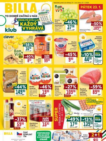 BILLA velký leták