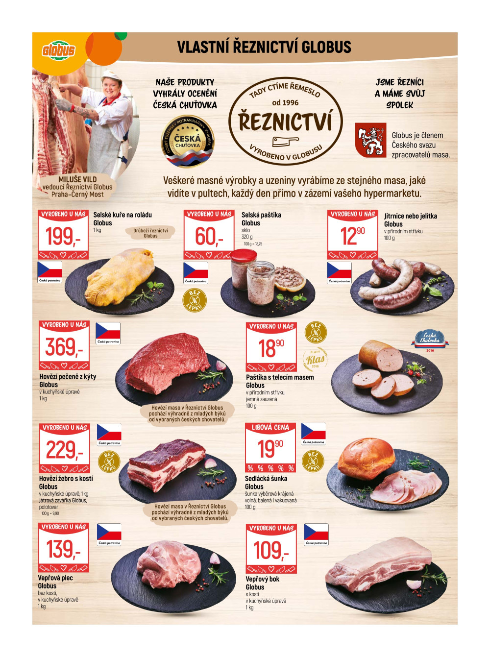 Leták Globus leták Praha - Černý Most - strana 7