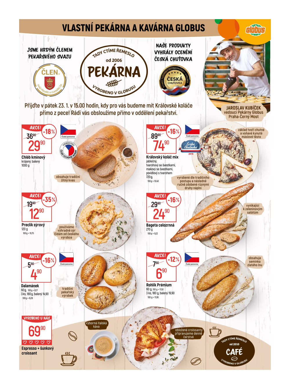 Leták Globus leták Praha - Černý Most - strana 8