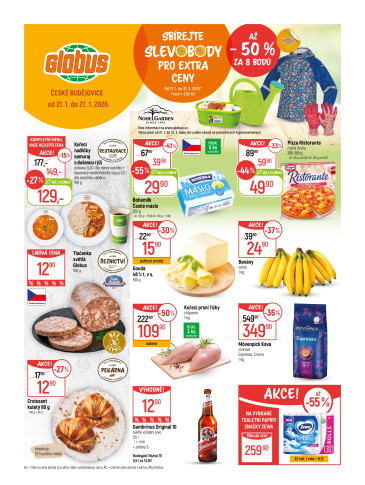 Globus leták České Budějovice