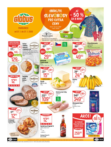 Globus leták Pardubice