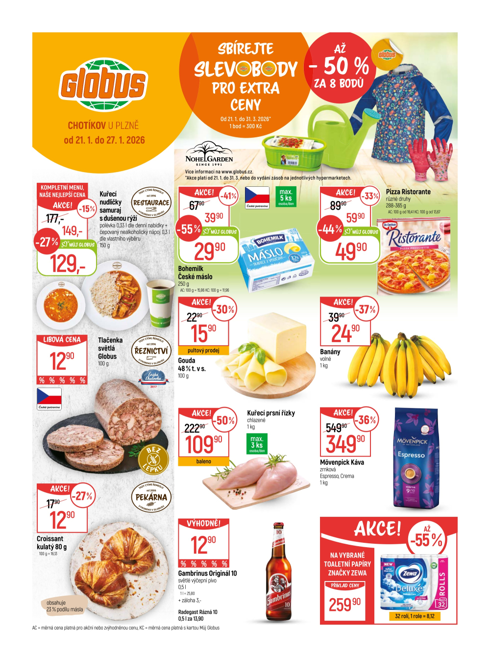 Leták Globus leták Chotikov (Plzeň) - strana 1