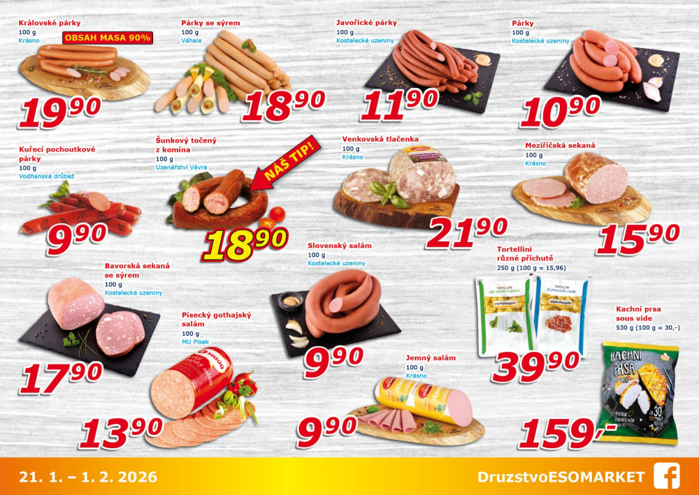 Leták ESO MARKET leták - strana 2