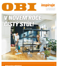 Akční leták OBI  - V novém roce čistý stůl!