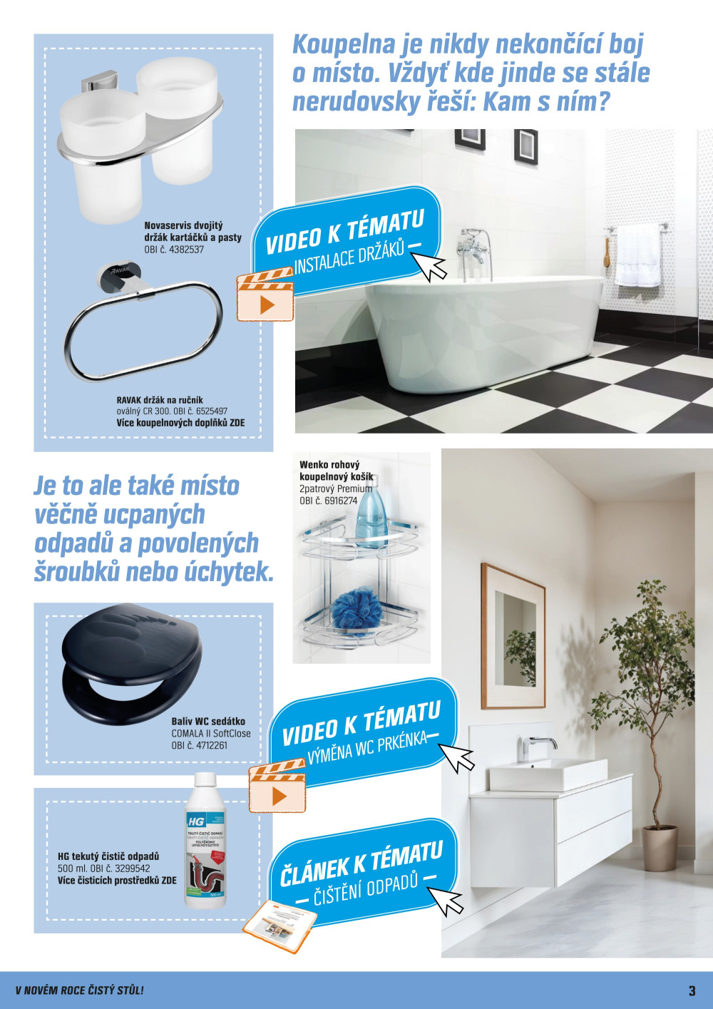 Leták OBI leták - V novém roce čistý stůl! - strana 3