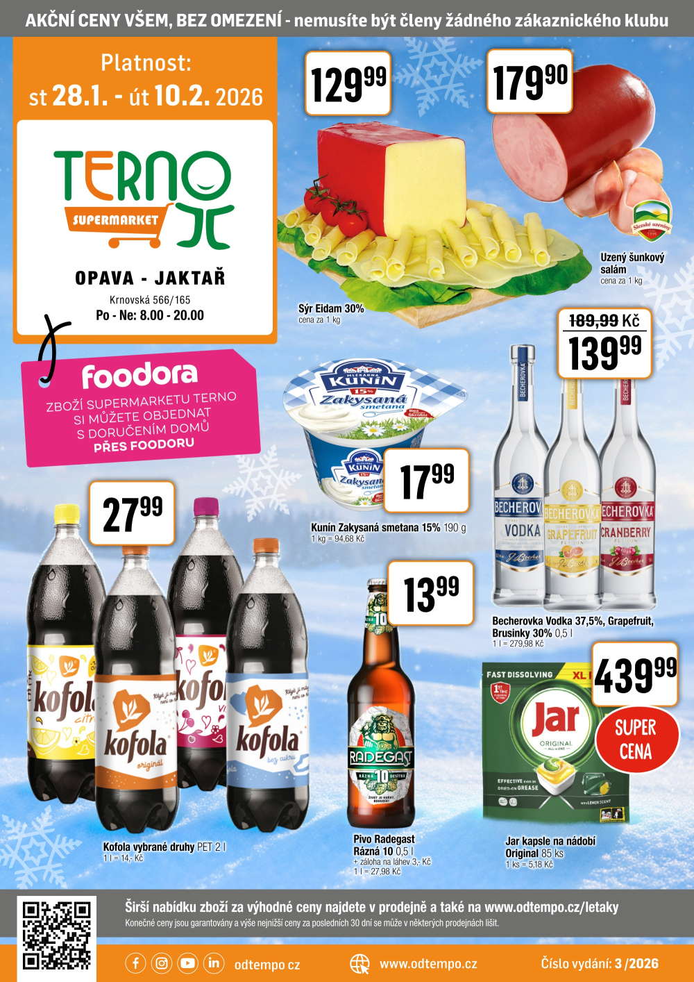 Leták TEMPO leták - Terno Opava - Jaktář - strana 1