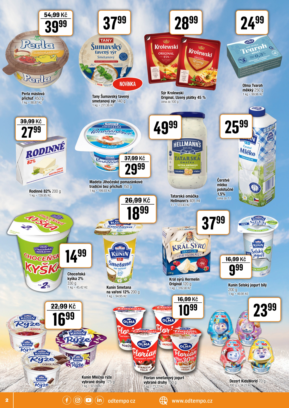 Leták TEMPO leták - Terno Opava - Jaktář - strana 2