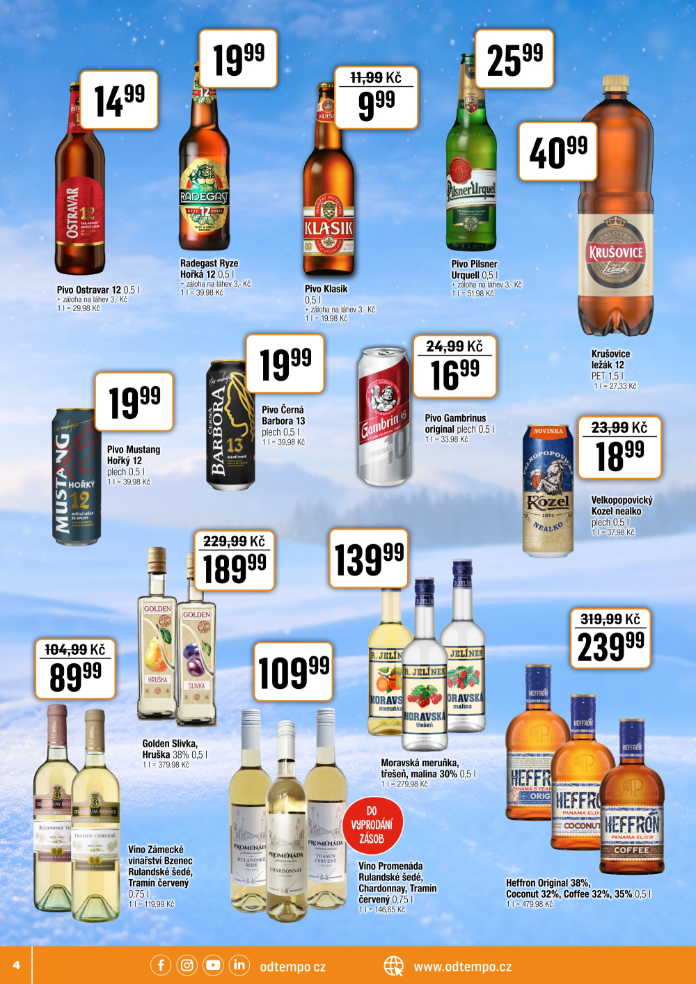 Leták TEMPO leták - Terno Opava - Jaktář - strana 4