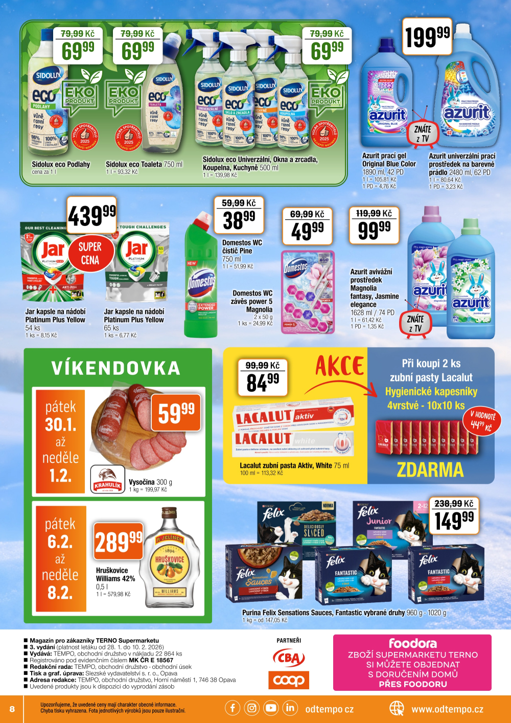 Leták TEMPO leták - Terno Opava - Jaktář - strana 8