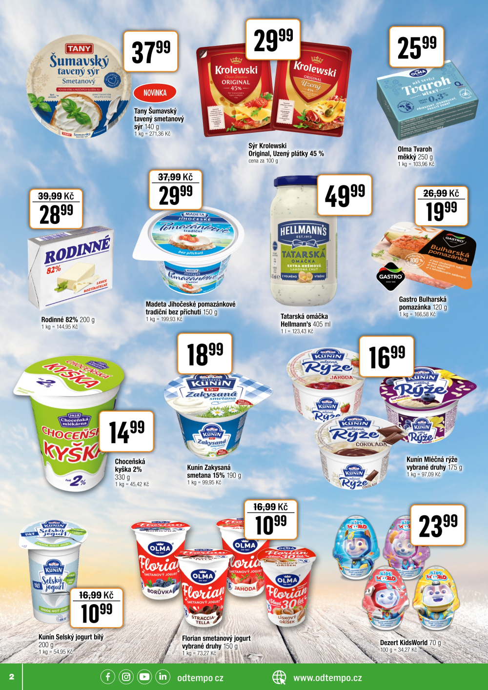 Leták TEMPO leták - strana 2