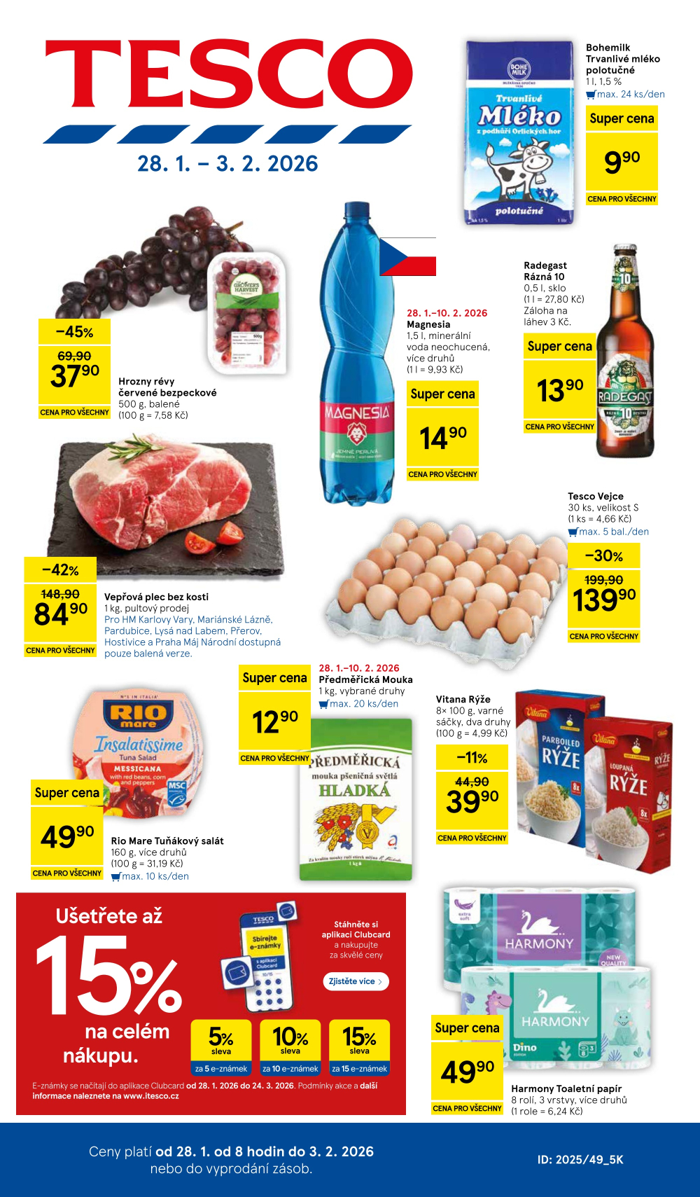 Leták Tesco hypermarket leták - strana 1