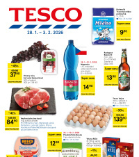 Akční leták Tesco hypermarket 