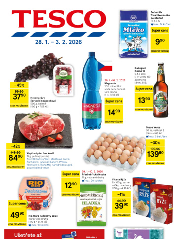 Tesco hypermarket leták