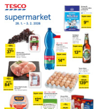 Akční leták Tesco supermarket 
