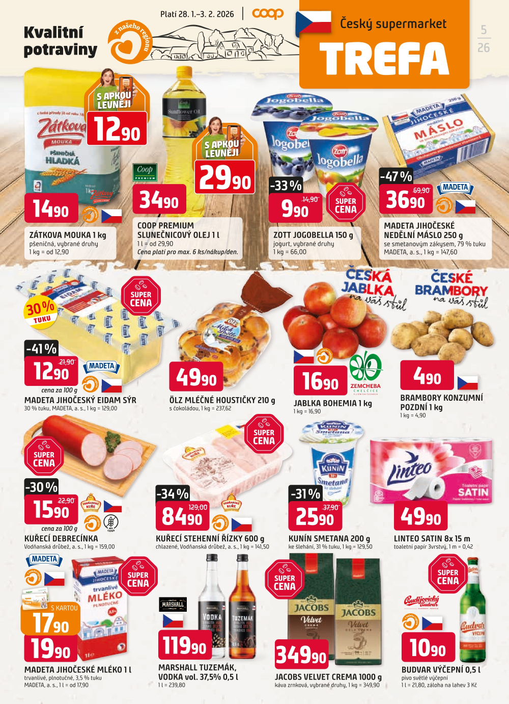 Leták TREFA leták - strana 1