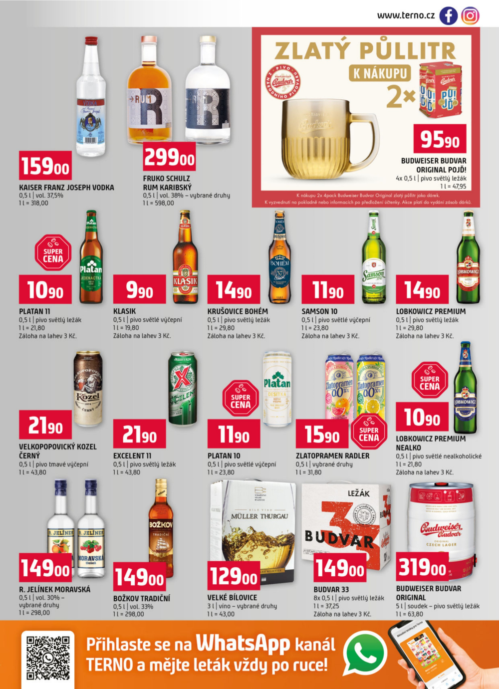 Leták Terno leták - České Budějovice, Týn nad Vltavou, Bechyně, Trhové Sviny, Třeboň, Borovany - strana 13