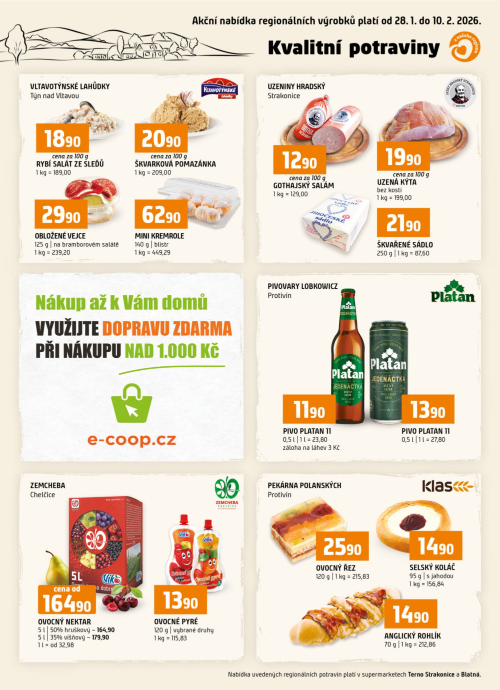 Leták Terno leták - Strakonice, Blatná - strana 16