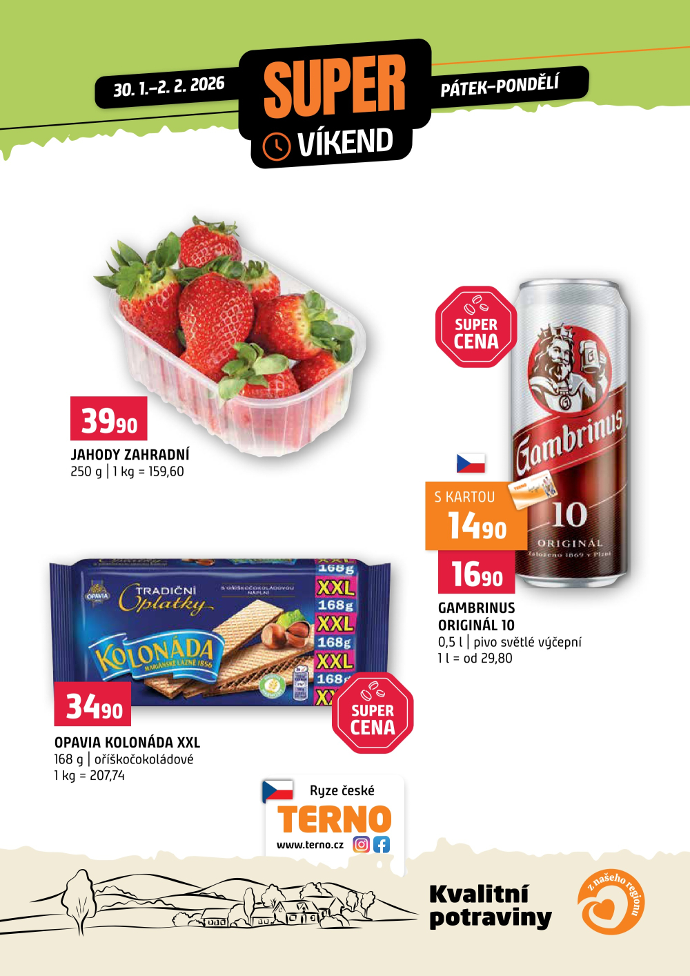 Leták Terno leták - Víkendovka - strana 1