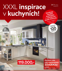 Akční leták XXXLutz  - XXXL inspirace v kuchyních!