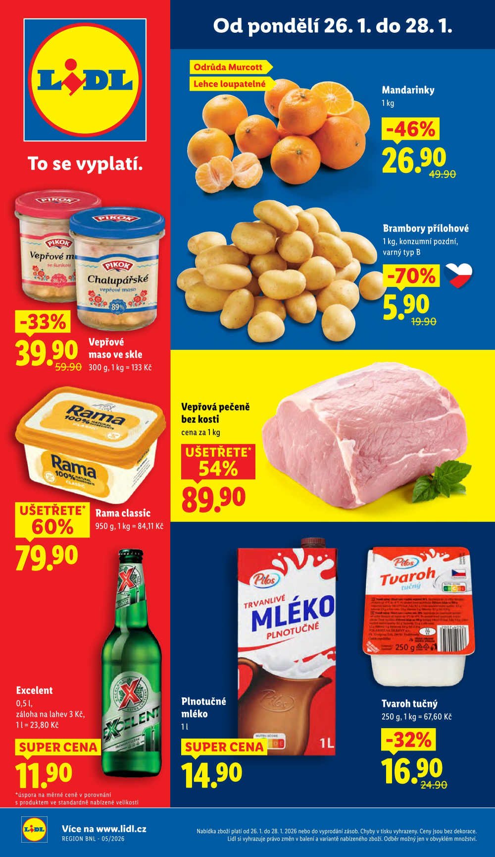 Leták Lidl leták od pondělí - strana 1