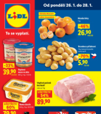 Akční leták Lidl  od pondělí