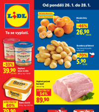 Akční leták Lidl  od pondělí