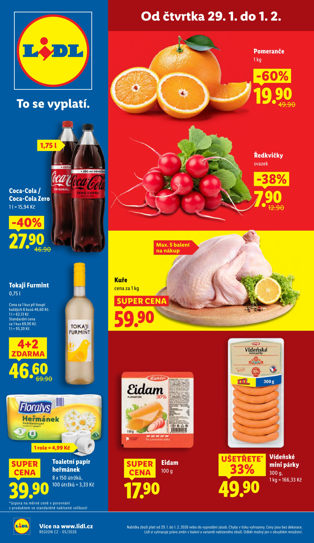 Leták Lidl leták od čtvrtka - strana 1