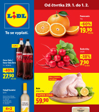 Akční leták Lidl  od čtvrtka