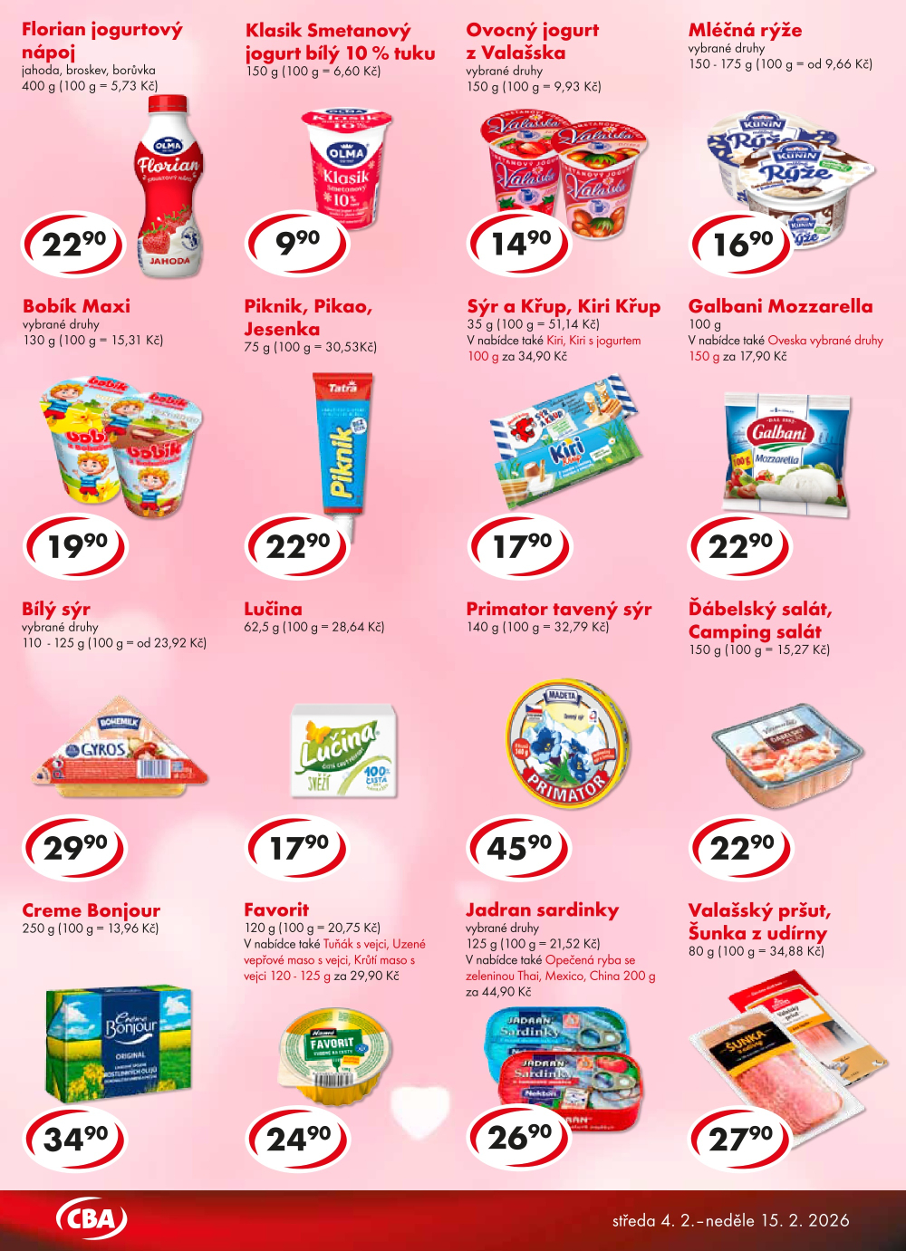 Leták CBA Potraviny leták - strana 2