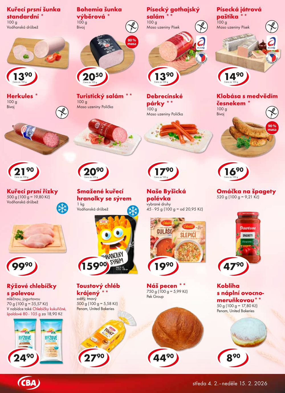 Leták CBA Potraviny leták - strana 3