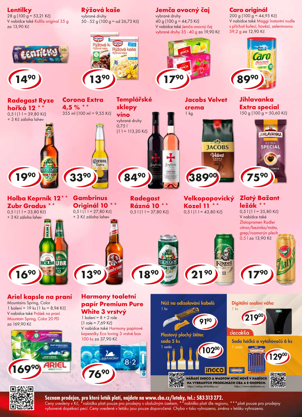 Leták CBA Potraviny leták - strana 4